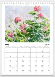 2025 8.5x11 Wall Calendar